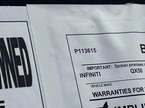 Certified 2023 INFINITI QX50 Pure FWD image 37