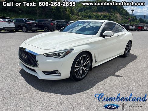 Used 2022 INFINITI Q60 3.0t Luxe w/ Essential Package RWD image 1