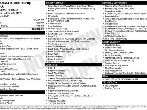 Used 2014 MAZDA MAZDA3 i Grand Touring image 7