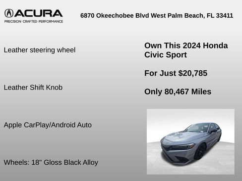 Used 2024 Honda Civic Sport image 12