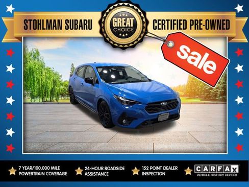 Certified 2024 Subaru Impreza RS w/ Popular Package #1 image 1