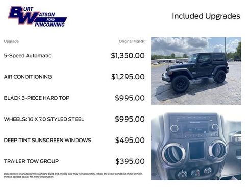 Used 2015 Jeep Wrangler Sport w/ Trailer Tow Group AWD/4WD image 3