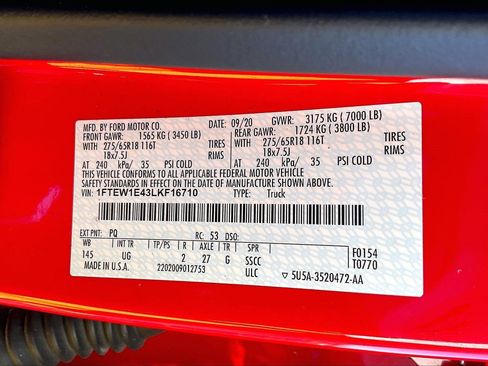 Used 2020 Ford F150 XLT w/ Equipment Group 302A Luxury image 27