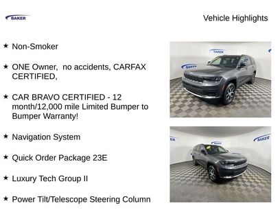 Used 2024 Jeep Grand Cherokee L Limited w/ Luxury Tech Group II