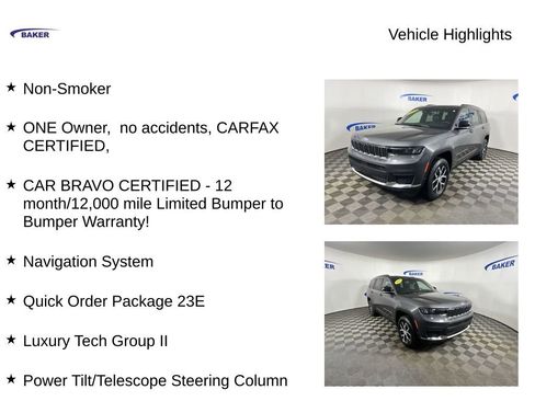 Used 2024 Jeep Grand Cherokee L Limited w/ Luxury Tech Group II image 4