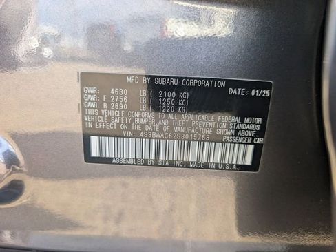 Certified 2025 Subaru Legacy Premium w/ Popular Package #1A image 31