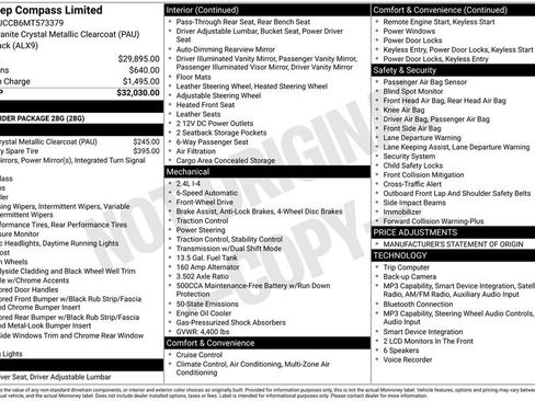 Used 2021 Jeep Compass Limited FWD image 2