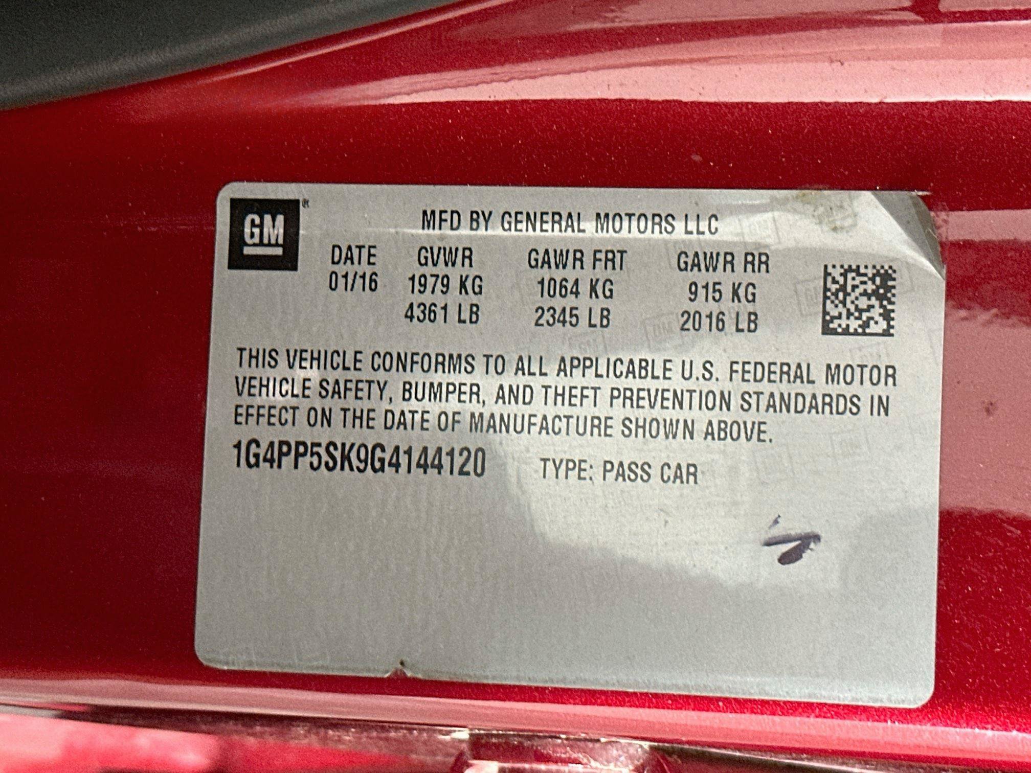 Used 2016 Buick Verano w/ Comfort Package FWD image 12