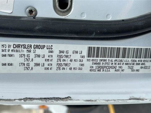 Used 2012 RAM 1500 Classic SLT RWD image 11