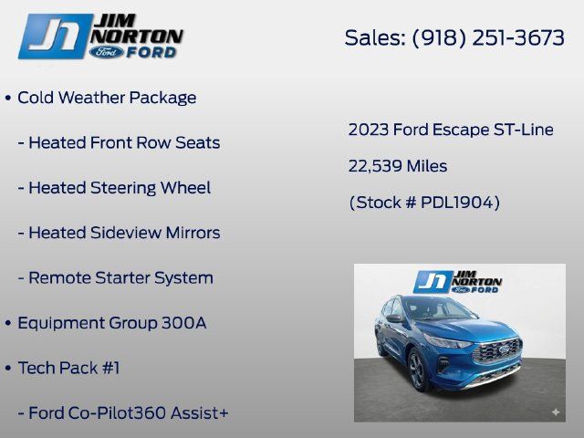 Used 2023 Ford Escape ST-Line w/ Tech Pack #1 FWD image 8