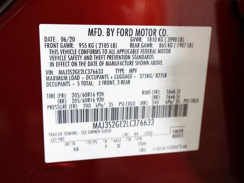 Used 2020 Ford EcoSport SE image 47