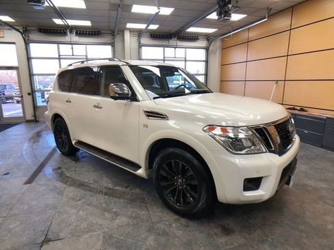 Used 2019 Nissan Armada Platinum w/ Captain's Chairs Package image 1