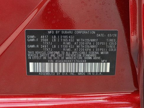 New 2026 Subaru Crosstrek 2.5i Wilderness AWD/4WD image 31