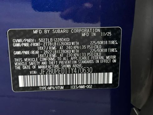 Certified 2026 Subaru Outback Touring w/ Touring Package AWD/4WD image 22