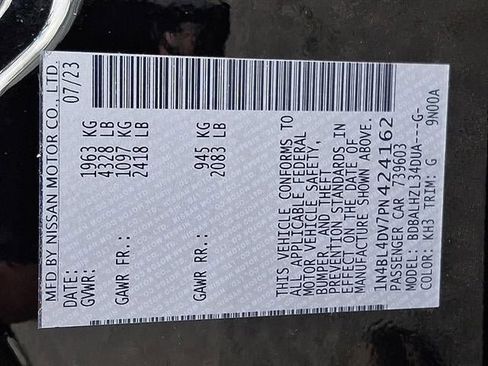 Certified 2023 Nissan Altima 2.5 SV image 25