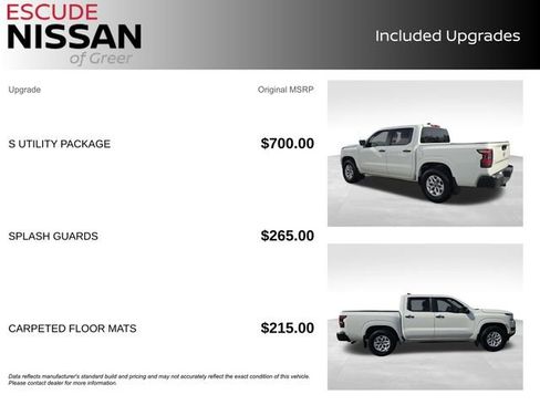 Used 2025 Nissan Frontier S w/ S Utility Package image 13