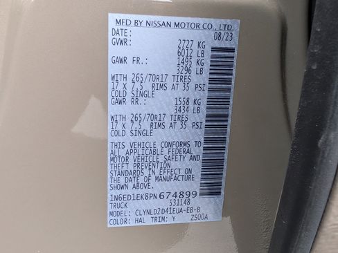 Used 2023 Nissan Frontier PRO-4X w/ Pro-4X Premium Package image 39