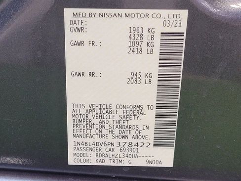 Used 2023 Nissan Altima 2.5 SV image 33