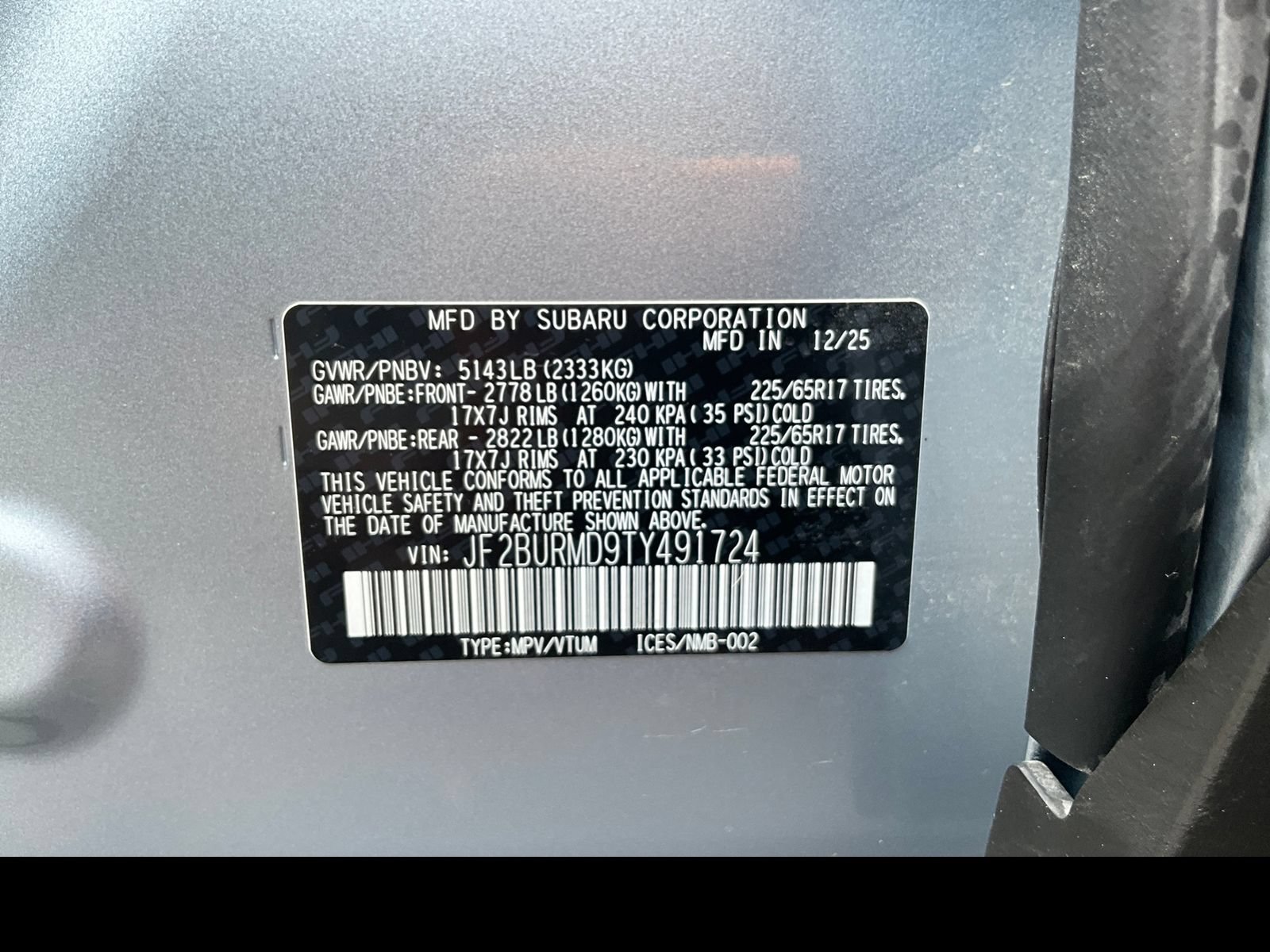 Certified 2026 Subaru Outback Wilderness AWD/4WD image 19
