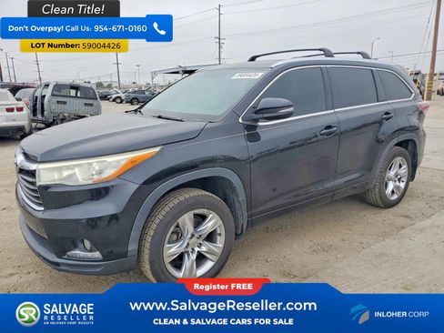 Used 2015 Toyota Highlander Limited AWD/4WD image 1