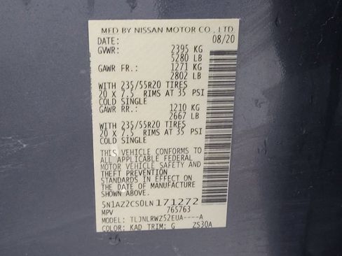 Used 2020 Nissan Murano SL image 33