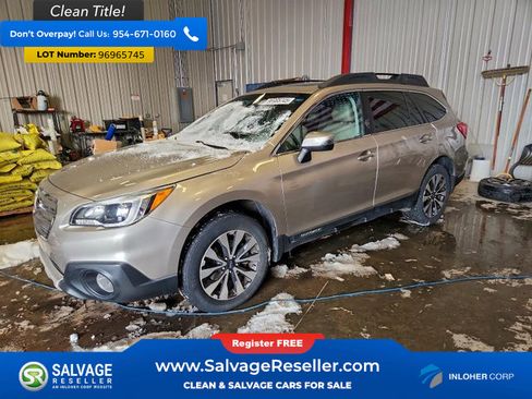 Used 2016 Subaru Outback 2.5i Limited image 1