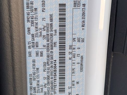 New 2025 Ford Transit 150 XL w/ Load Area Protection Package image 27