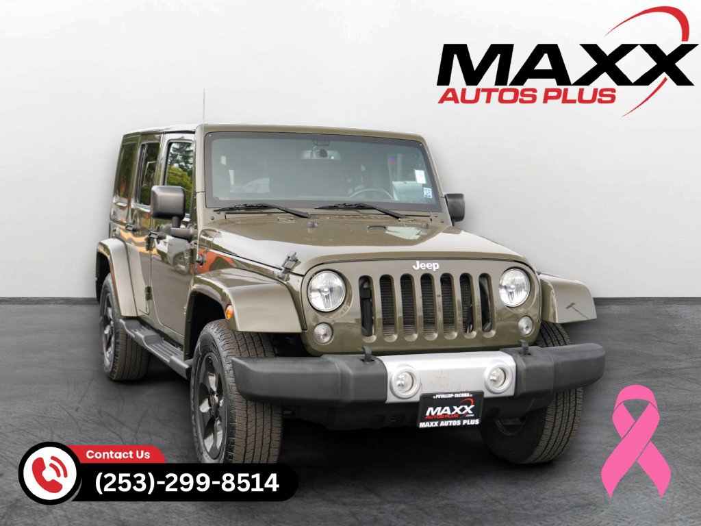 Used 2015 Jeep Wrangler Unlimited Sahara w/ Connectivity Group AWD/4WD image 1