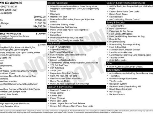 Used 2026 BMW X3 xDrive30 w/ Convenience Package image 21