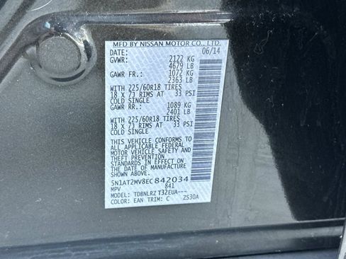 Used 2014 Nissan Rogue SL AWD/4WD image 30
