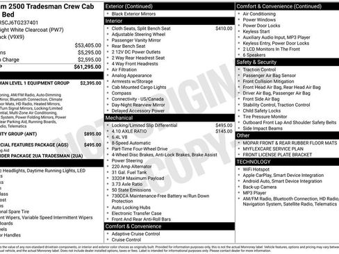 New 2026 RAM 2500 Tradesman AWD/4WD image 3