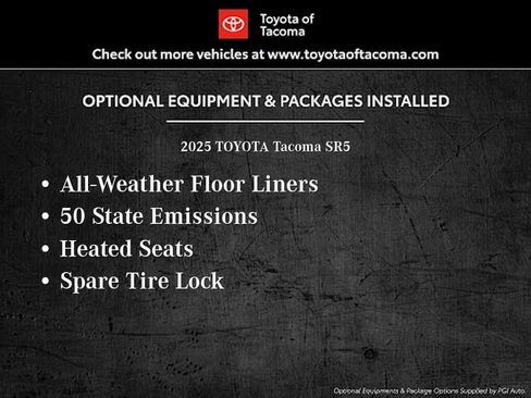 New 2025 Toyota Tacoma SR5 AWD/4WD image 35