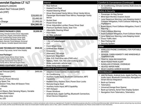 New 2026 Chevrolet Equinox LT w/ Convenience Package II FWD image 11