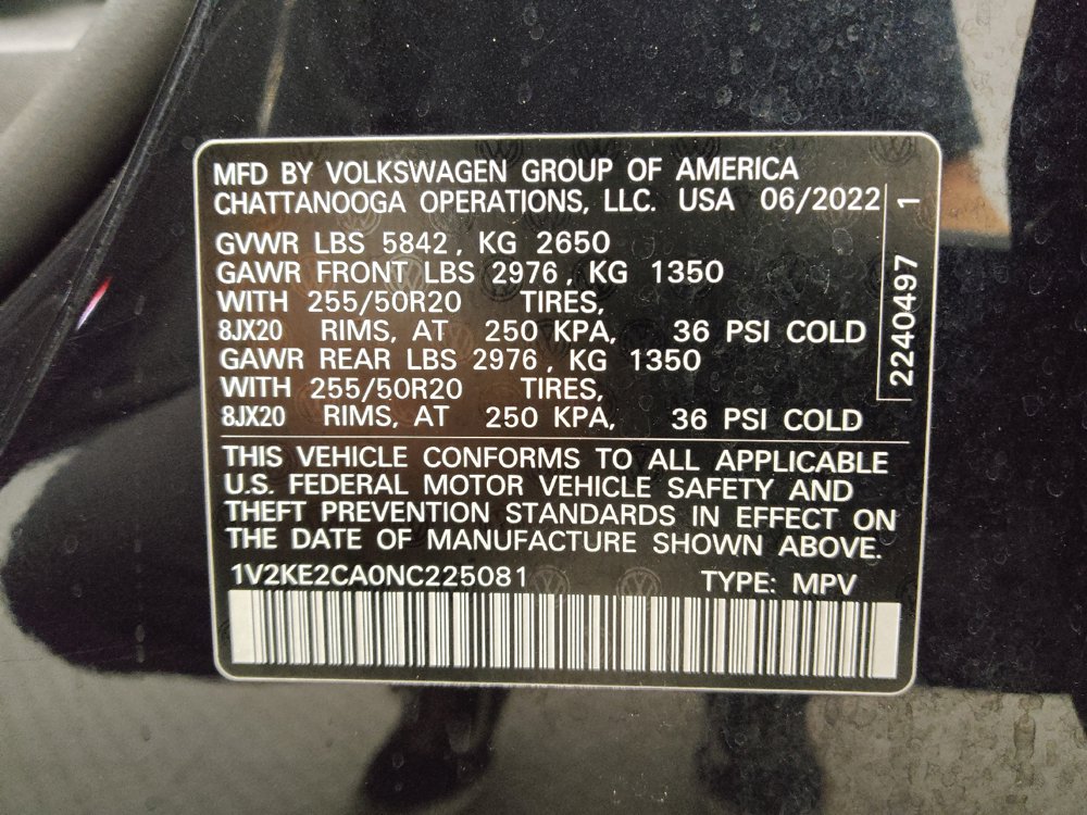 Used 2022 Volkswagen Atlas Cross Sport SE AWD/4WD image 33