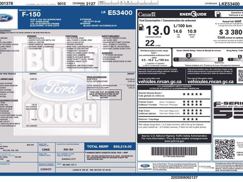 Certified 2020 Ford F150 XLT w/ Equipment Group 302A Luxury image 4