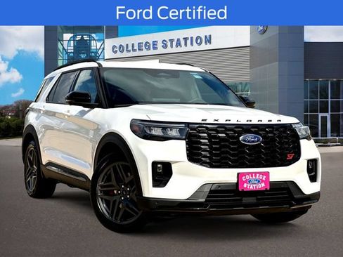 Certified 2025 Ford Explorer ST w/ Sun And Sound Package AWD/4WD image 1
