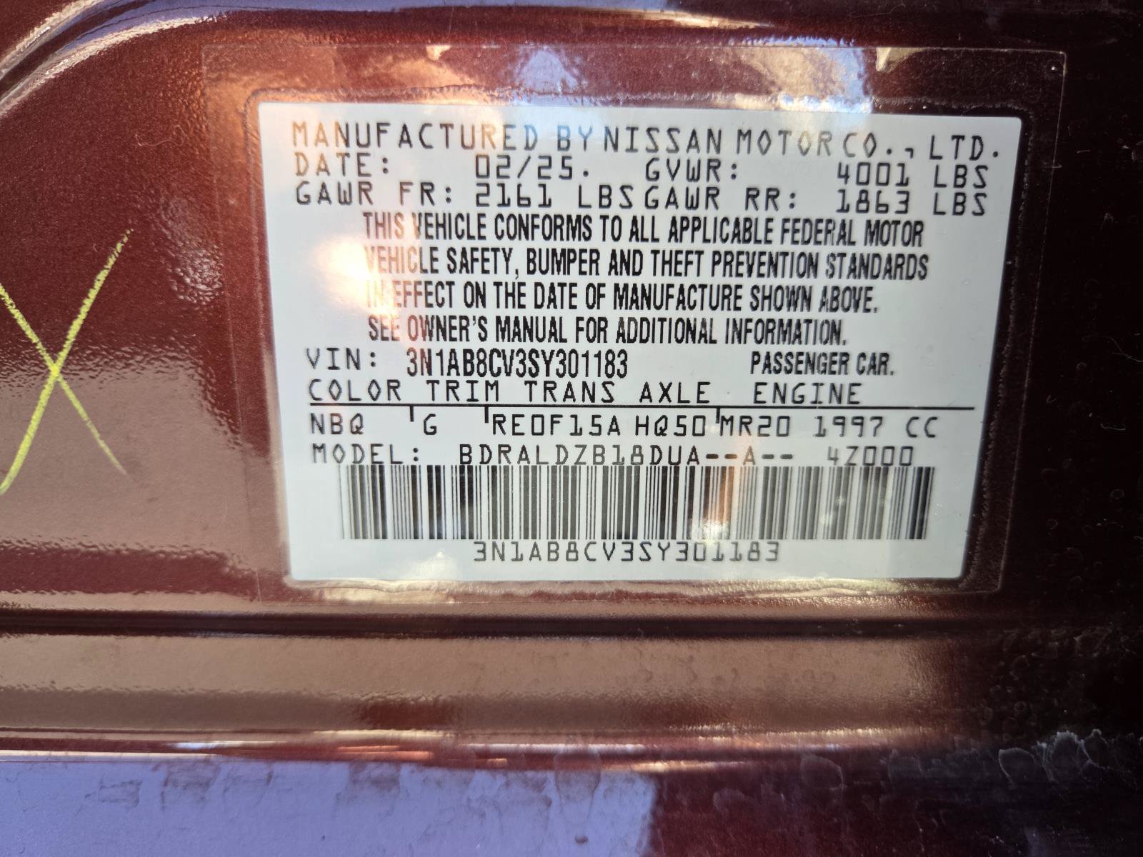 Used 2025 Nissan Sentra SV FWD image 29