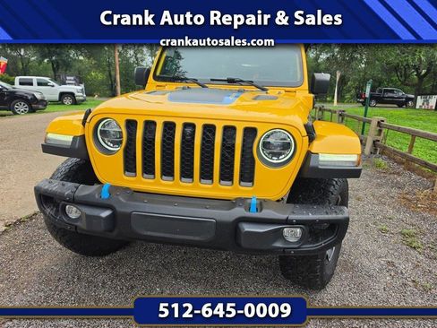 Used 2021 Jeep Wrangler Unlimited Rubicon 4xe w/ Steel Bumper Group AWD/4WD image 1