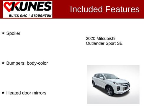 Used 2020 Mitsubishi Outlander Sport SE image 3