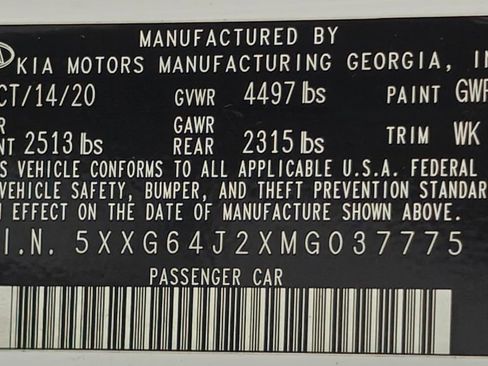 Used 2021 Kia K5 GT-Line image 54