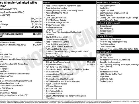 Certified 2022 Jeep Wrangler Unlimited Sport AWD/4WD image 13