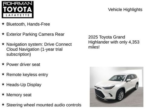 Used 2025 Toyota Grand Highlander AWD image 7