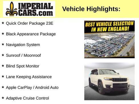 Used 2024 Jeep Grand Cherokee L Limited w/ Black Appearance Package AWD/4WD image 3