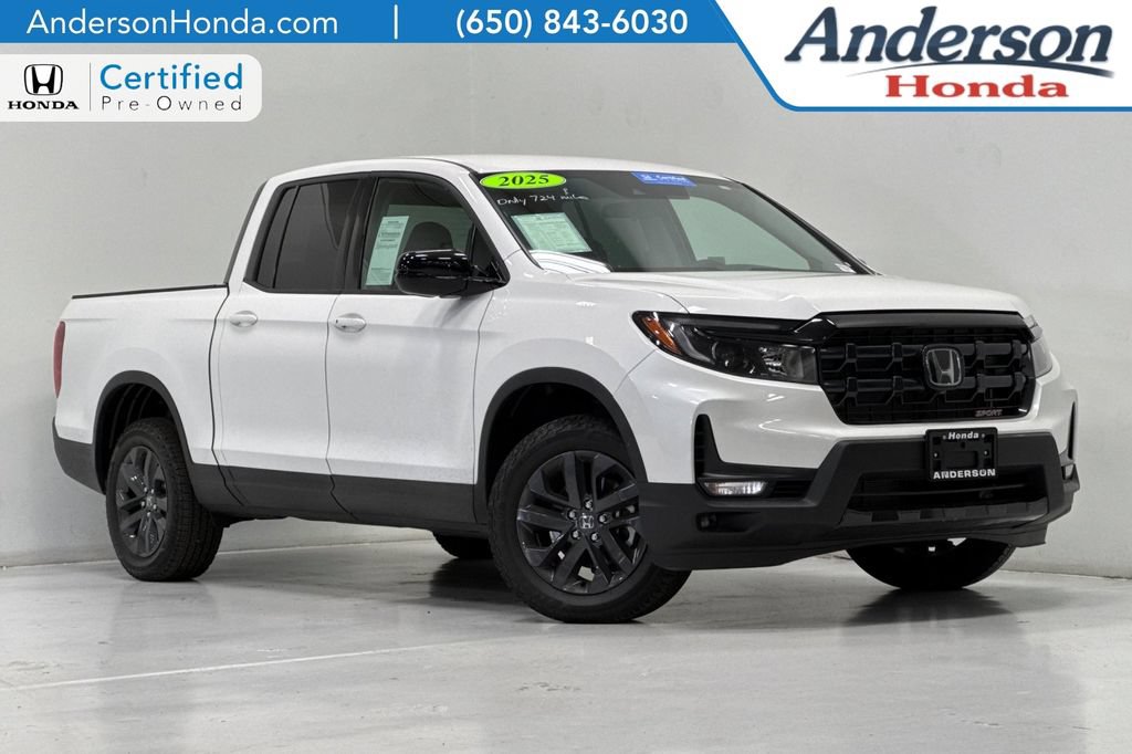 Certified 2025 Honda Ridgeline Sport image 1