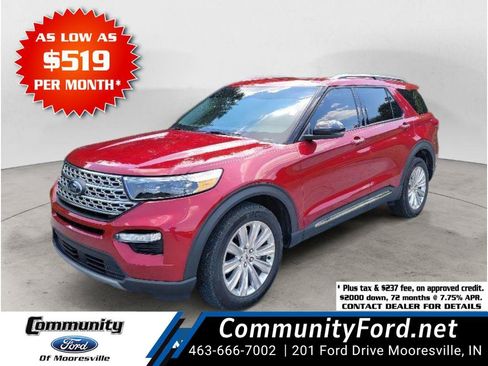 Used 2023 Ford Explorer Limited w/ Equipment Group 301A AWD/4WD image 1