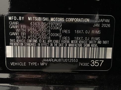 New 2026 Mitsubishi Outlander Sport AWD image 54