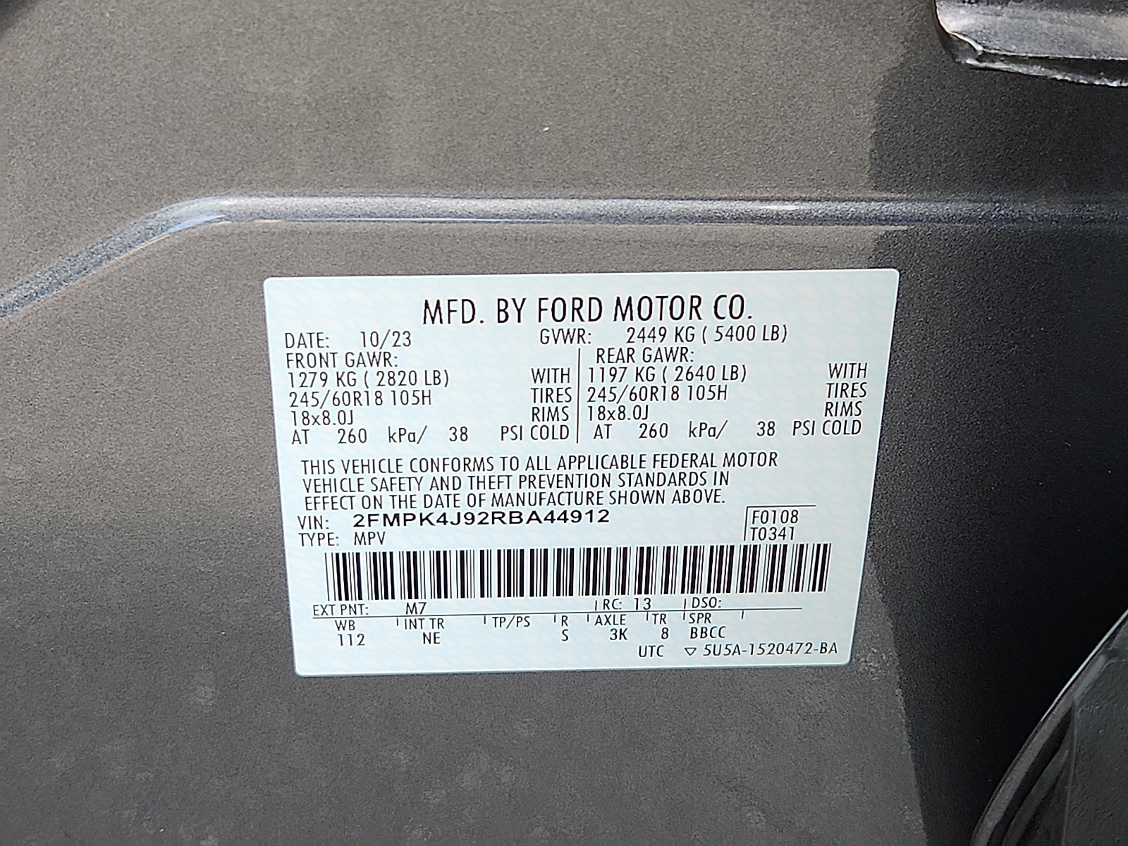 Certified 2024 Ford Edge SEL w/ Sport Appearance Package AWD/4WD image 28