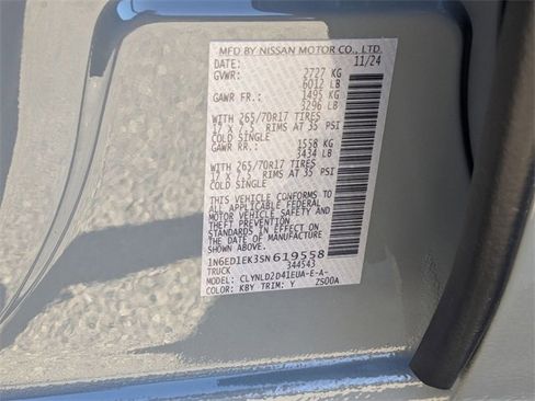 Used 2025 Nissan Frontier PRO-4X w/ Pro Premium Package image 35