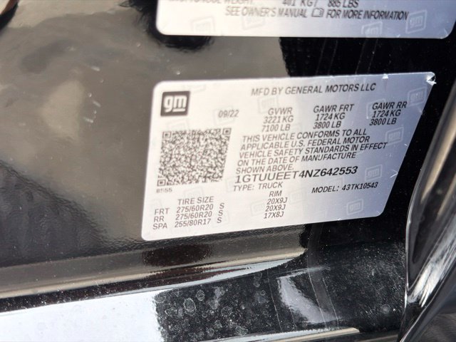 Used 2022 GMC Sierra 1500 AT4 w/ AT4 Preferred Package AWD/4WD image 31