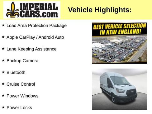 Used 2024 Ford Transit 250 148 High Roof Extended w/ Load Area Protection Package RWD image 3